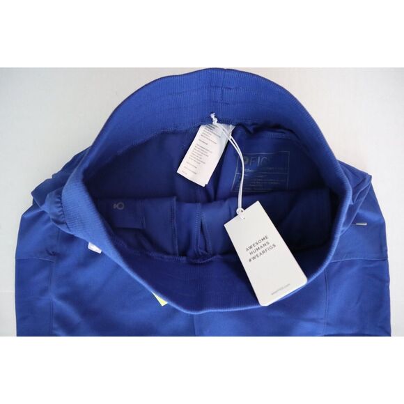FIGS W21SW2026T Women Sz XS Electric Blue Boston Slim Tall Jogger Scrub Pants - Picture 3 of 10